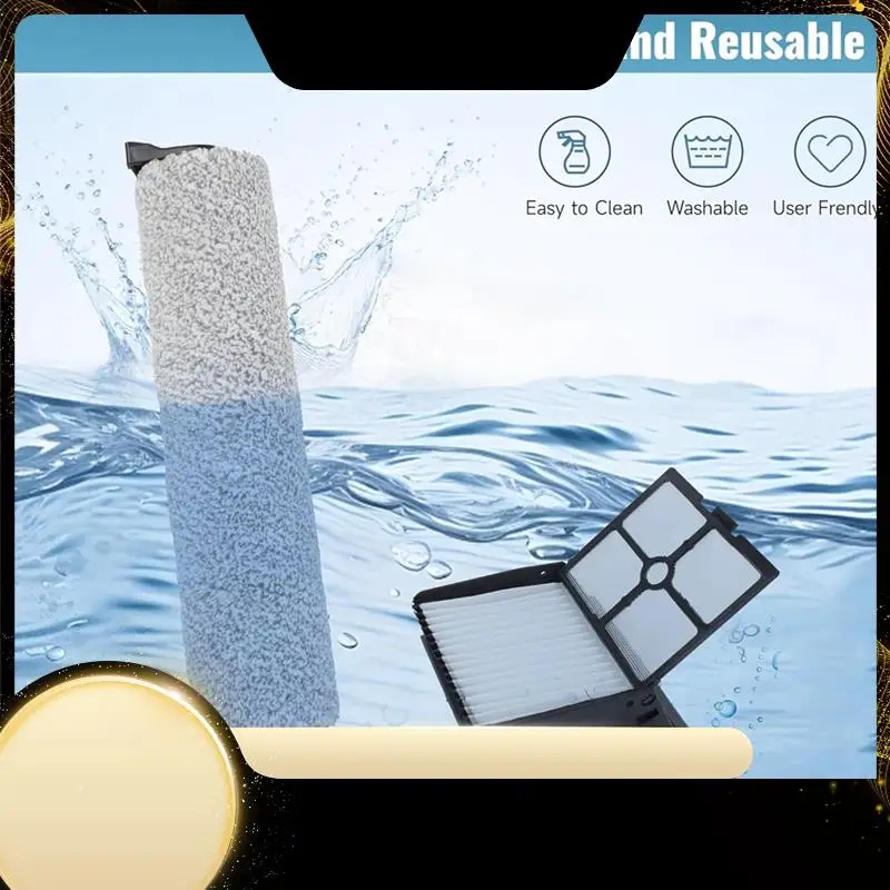 

X40A_XA-Replacement Brush Rollers And Filters For Tineco Ifloor 3/ Floor One S3/ Ifloor 2 Cordless Wet Dry Vacuum Cleaner Parts