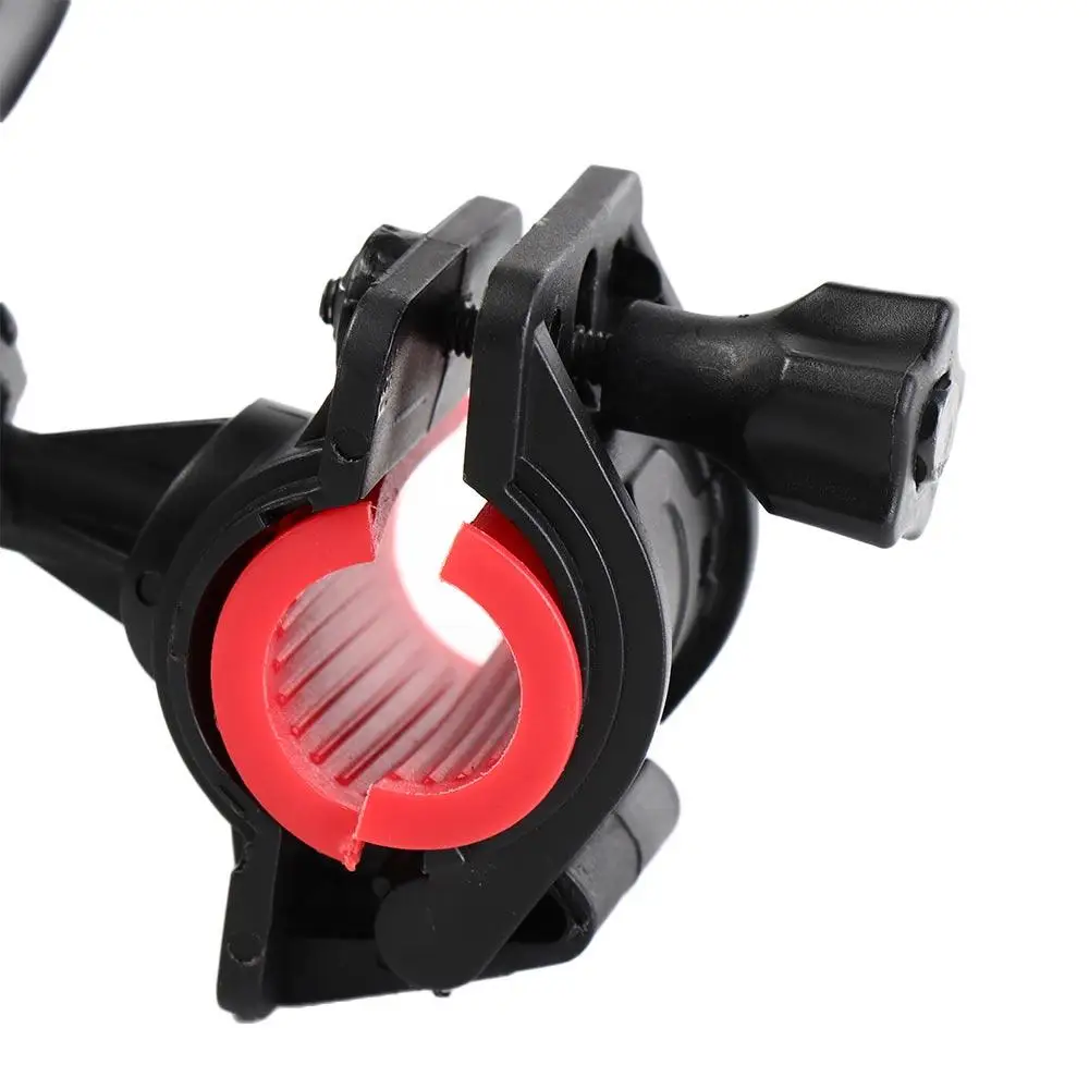 

The Lazy Supplies Handlebar Mount Cell Phone Holder Universal Black Smart Phones Holder Microphone Stand For Smart Phones Mic