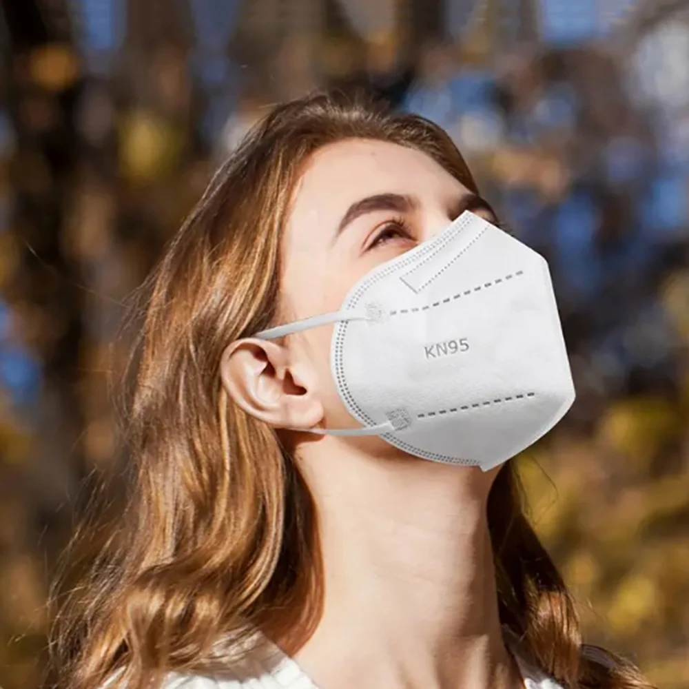 Kép 3: 10/20/30/50/100pcs KN95 masks - Púderdoboz kültéri fogas, 5-layer Lélegezhető Design, Alkalmazkodó m Kiöntő Bolygótartó - Állóképes, dustproof