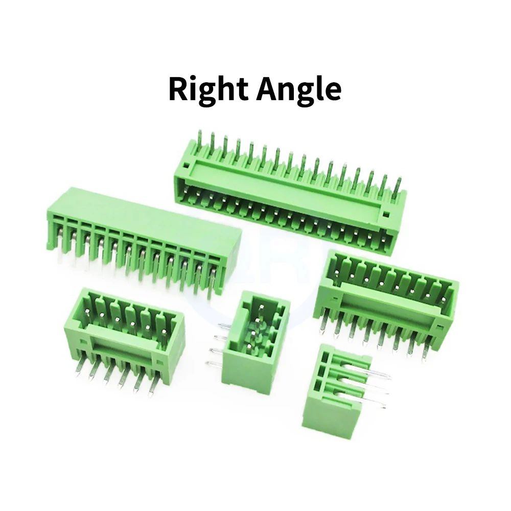 (10 pcs) 2EDGV 2EDGR 2.5mm Straight Pin / Right Angle 15EDGV / R 2.5 Small Pitch PCB Soldering Terminal Miniature Solder Board