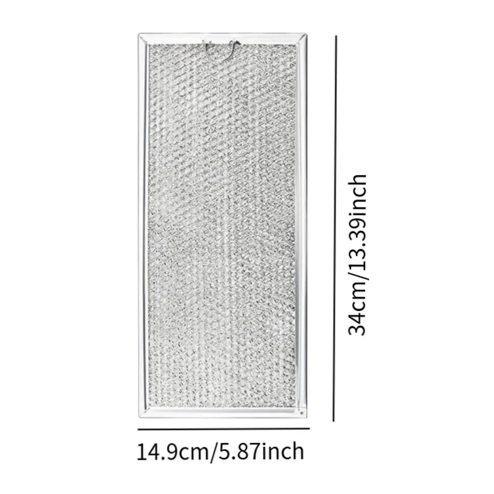 6 Pieces Microwave Filter Replacement Replace Grease Filter for W10208631A