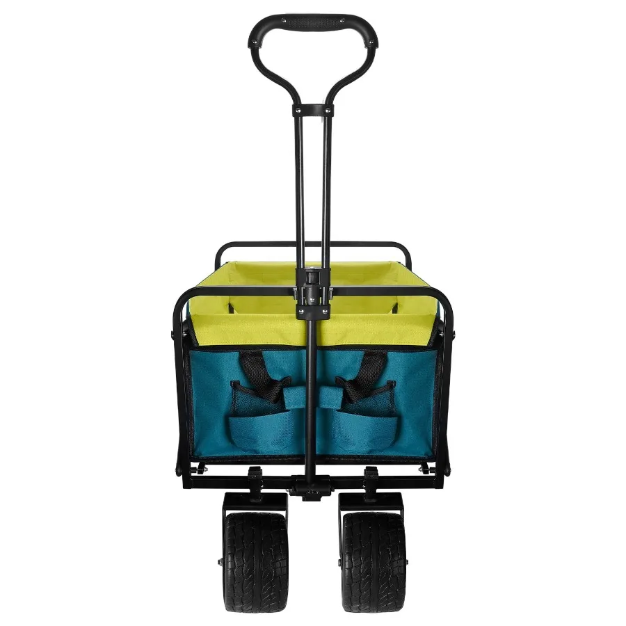 عربة FedEx قابلة للطي فقط قابلة للطي للتخييم في الهواء الطلق مع مقبض قابل للتعديل (أزرق) #4