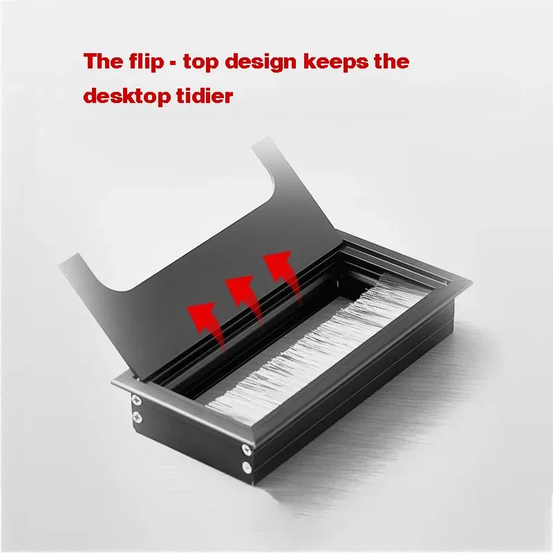 

Brush Cable Threading Box With Aluminum Alloy Cover 80x80mm 1000x120mm Sizes Available