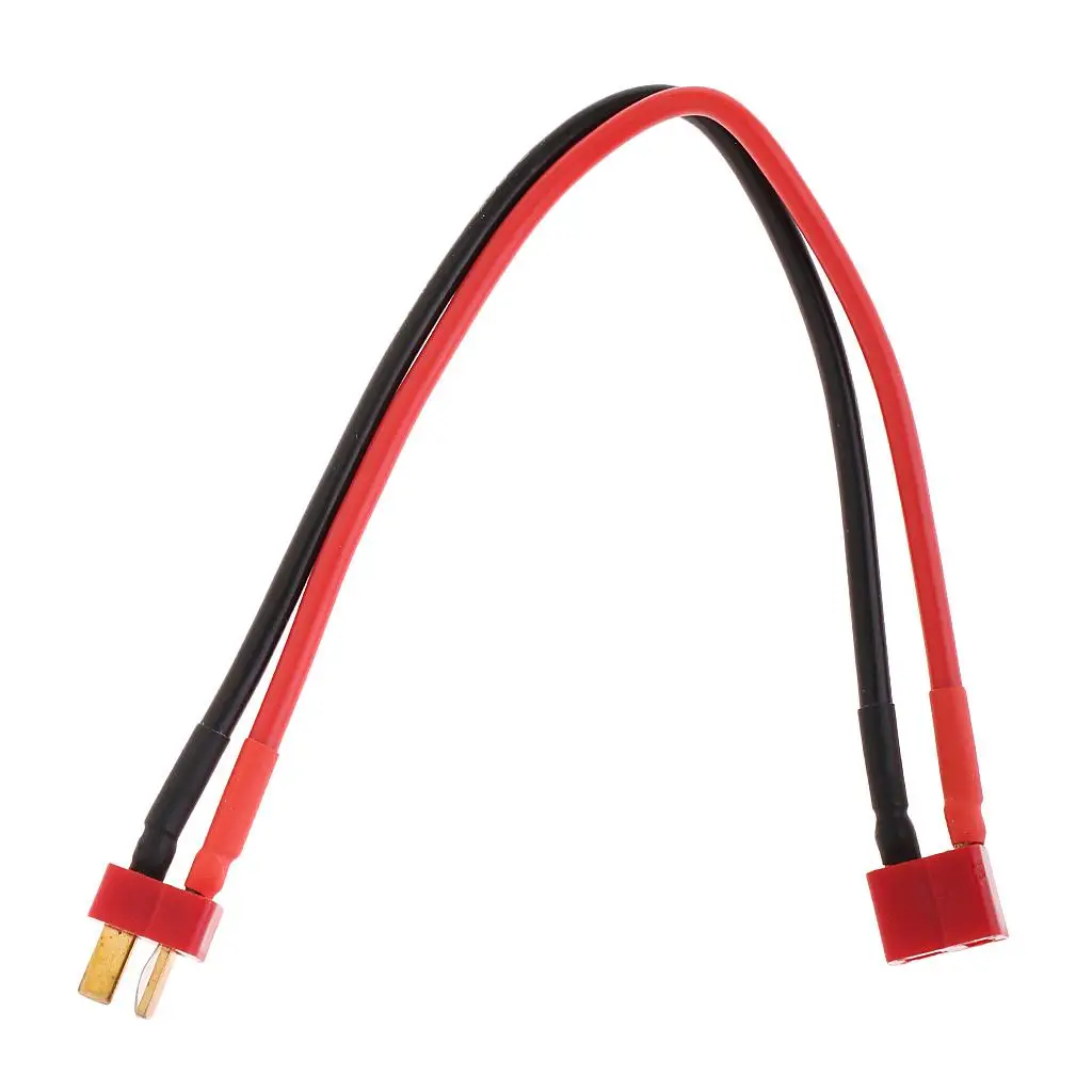 T Plug Extension Wire Durable Connector Cable Male Female Adapter for Quadcopter Lipo Battery