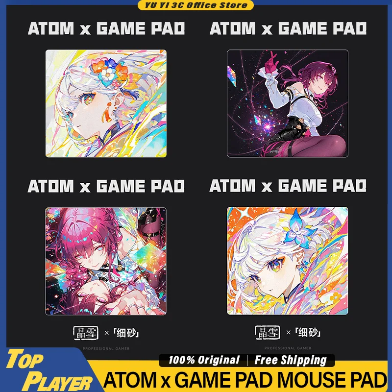 

Atom Mousepad High Custom Control For Valorant / Apex / Csgo Crystal Snow Suit Long/ Short Ttk Game Optimized Tracking Surface