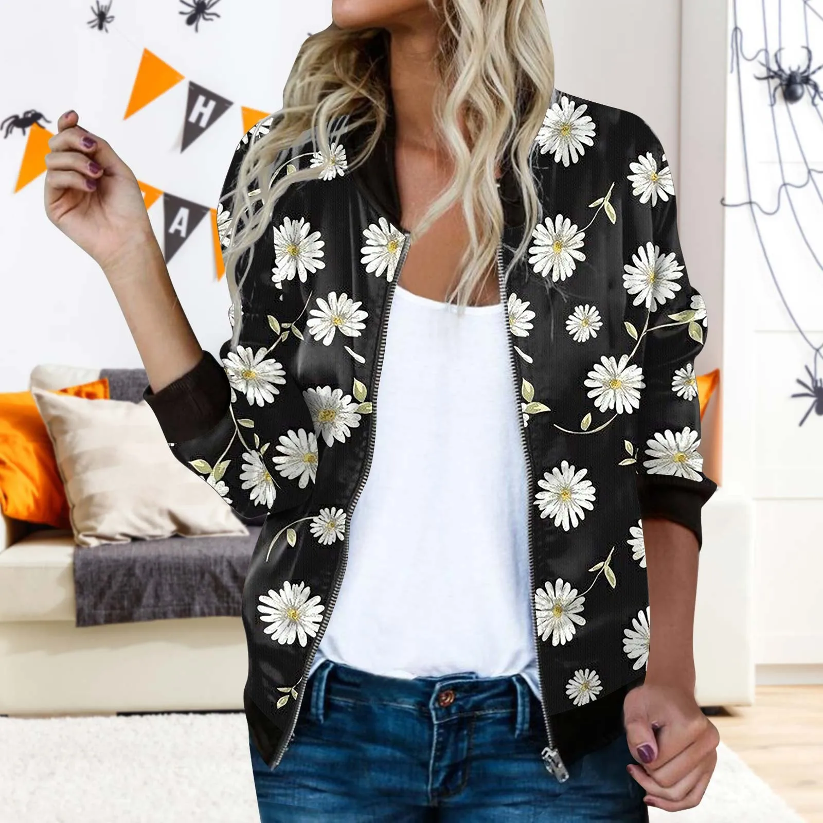 Vintage Feder Bomber Biker Jacken frauen Herbst Casual Langarm Mantel Weibliche Zipper Kurze Jacken Schlank Outwears Streetwear