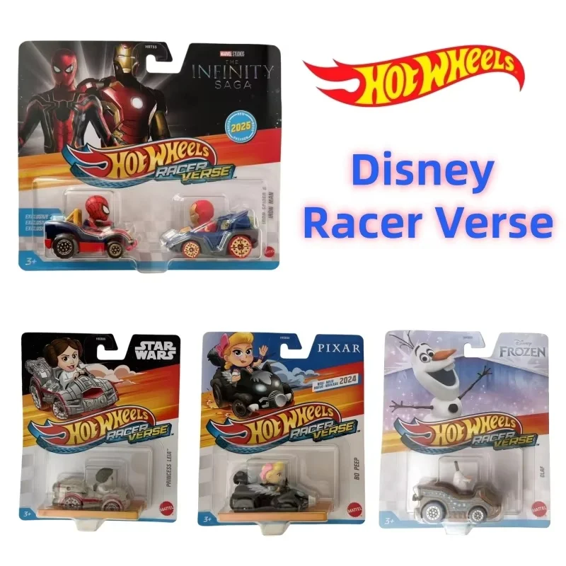 

Литой под давлением автомобиль Hot Wheels Disney Racer Verse в масштабе 1:64 — мультяшная серия, мини-гоночный автомобиль, изысканный коллекционный декор, идеальные подарки