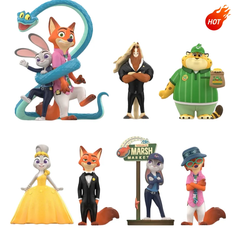ホットニュー トップトイ ズートピア2 新しい旅シリーズ ブラインドボックス コレクタブルフィギュア ディスプレイピース デコレーションモデル おもちゃ ギフト