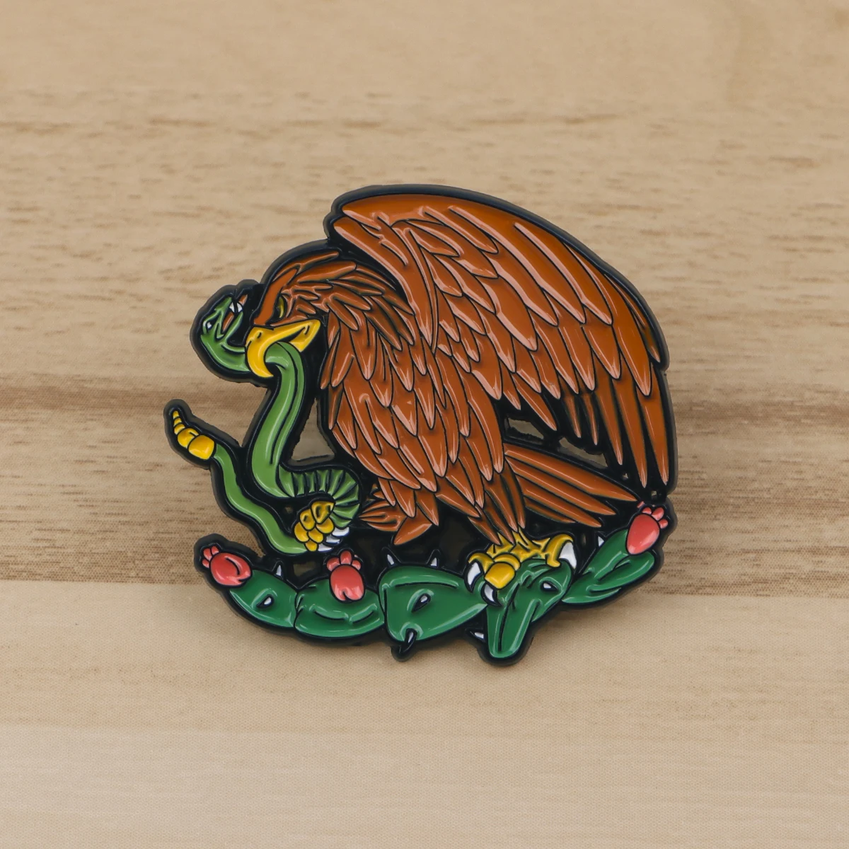 Mexico Flag Enamel Pin Mexican Eagle Badges on Backpack Brooches for Women Men Lapel Pins Jewelry Cosplay Accessories Toys Gift