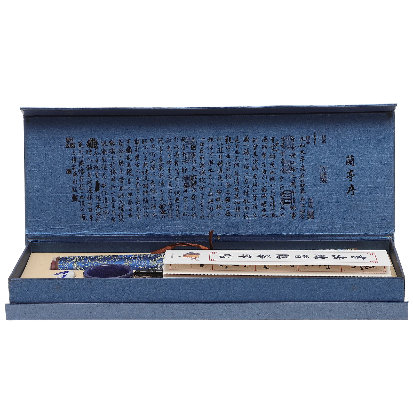 

1 Box Water Writing Cloth Set Reusable Lightweight Calligraphy Kit For Kids Beginners Chinese Practice Folding Study Accessory