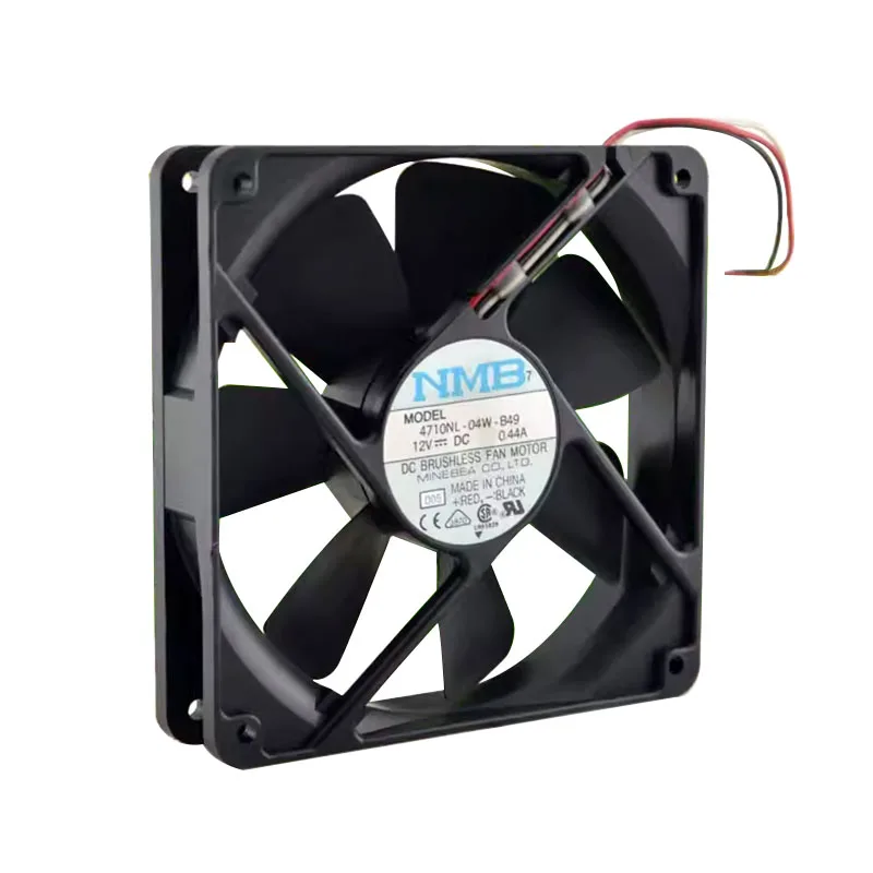 

НОВЫЙ ОРИГИНАЛ 4710NL-04W-B49 DC12V 0.44A 12025 120x120x25 мм ОХЛАЖДАЮЩИЙ ВЕНТИЛЯТОР РАДИАТОР