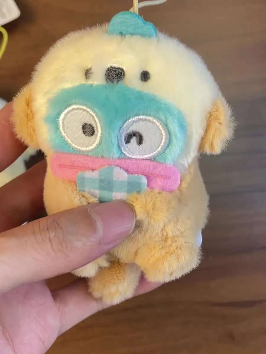 Uroczy breloczek pluszowy w kształcie wydry Hangyodon, pół syreny, pół ryby, zawieszka do plecaka, biżuteria kawaii, prezent dla przyjaciół