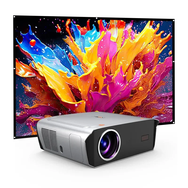 

Portable Projector For Mobile Phone LED Projector Internet Built In Wireless Beamer