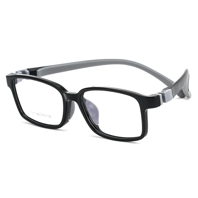 48-15 Gafas de lectura con montura de silicona para niños, cómodas, antiluz azul, para miopía