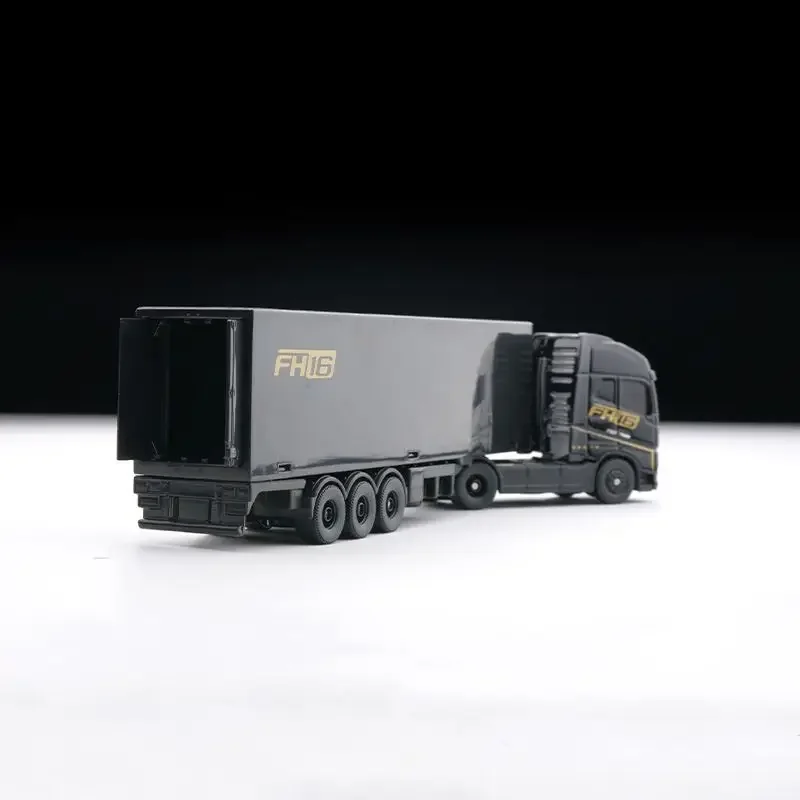 Mertrto Volvo FH16 Container Trailer Small Alloy Model Simulation Small Scale Car Model Decoration