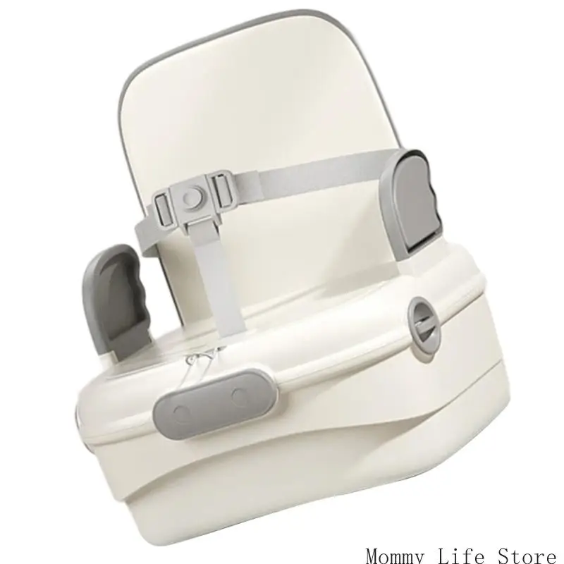 مقعد مرتفع محمول للأطفال الصغار بتصميم قابل للطي وخفيف الوزن للرحلة المنزلية