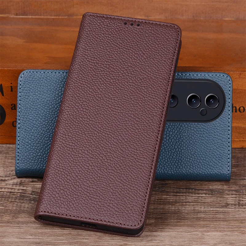 

Hot Sale Wobiloo Luxury Genuine Leather Flip Phone Case For Vivo S19 S17 S18 Pro Leather Half Pack Phone Cover Cases Shockproof