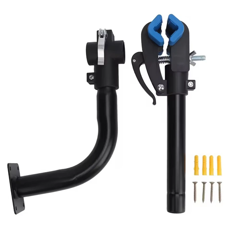 

B48B-Bicycle Repair Clamp Wall Mount Bike Repair Stand Adjustable Home Bicycle Maintenance Rack For Road Mountain Bikes