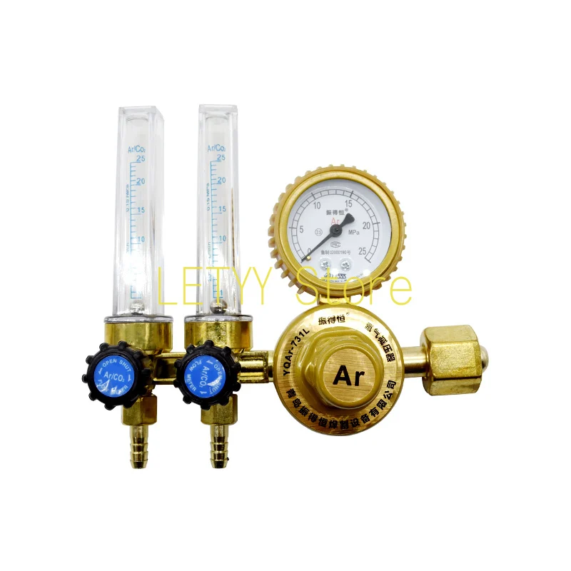 

Double Tube Argon Meter Anti Drop Double Tube Argon Pressure Reducer Two Welding Machines Share a Dual Flow Argon Meter