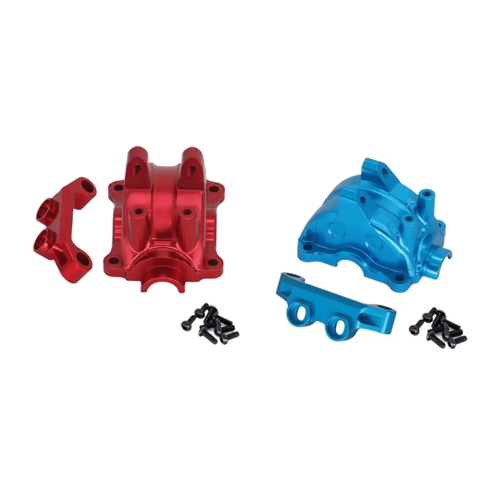 

Front Rear Gearbox Cover Upgrade Part Professional Sturdy Spare Parts 1:10 Scale RC Car Metal Gearbox for TT02 Accessories