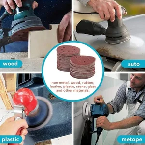 Alet taşlama-ahşapla çalışmak için aşındırıcı, taşlama diski, metal taşlama, 8 delik 125mm, 40 tane, 1000 tane, 2000 tane ve ayrıca tahıl 125 - no. 4'te zımpara kağıdına yapılan 6 büyük satış