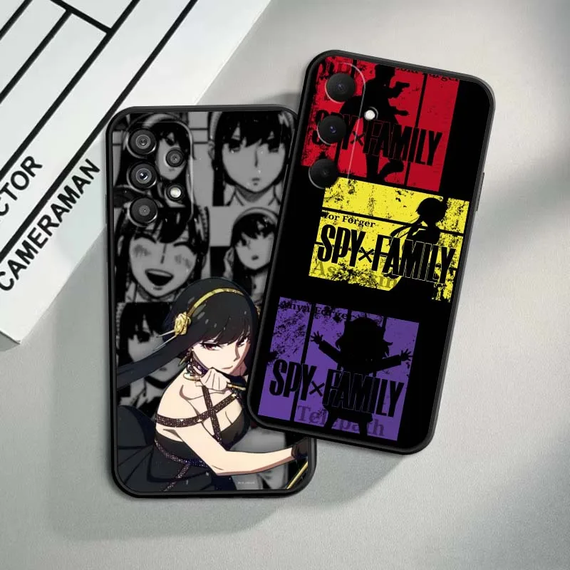 

Trend SPY x FAMILY Cartoon For Samsung A42 A41 A35 A34 A33 A32 A25 A24 A23 A21s A04 A03 Note 20 Ultra 5G Black Phone Case