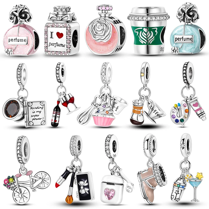 

Подвески из серебра 925, оригинальные предметы первой необходимости, подвеска, бусины, подходят для браслета, ожерелья для женщин, роскошные ювелирные изделия «сделай сам», изысканные подарки