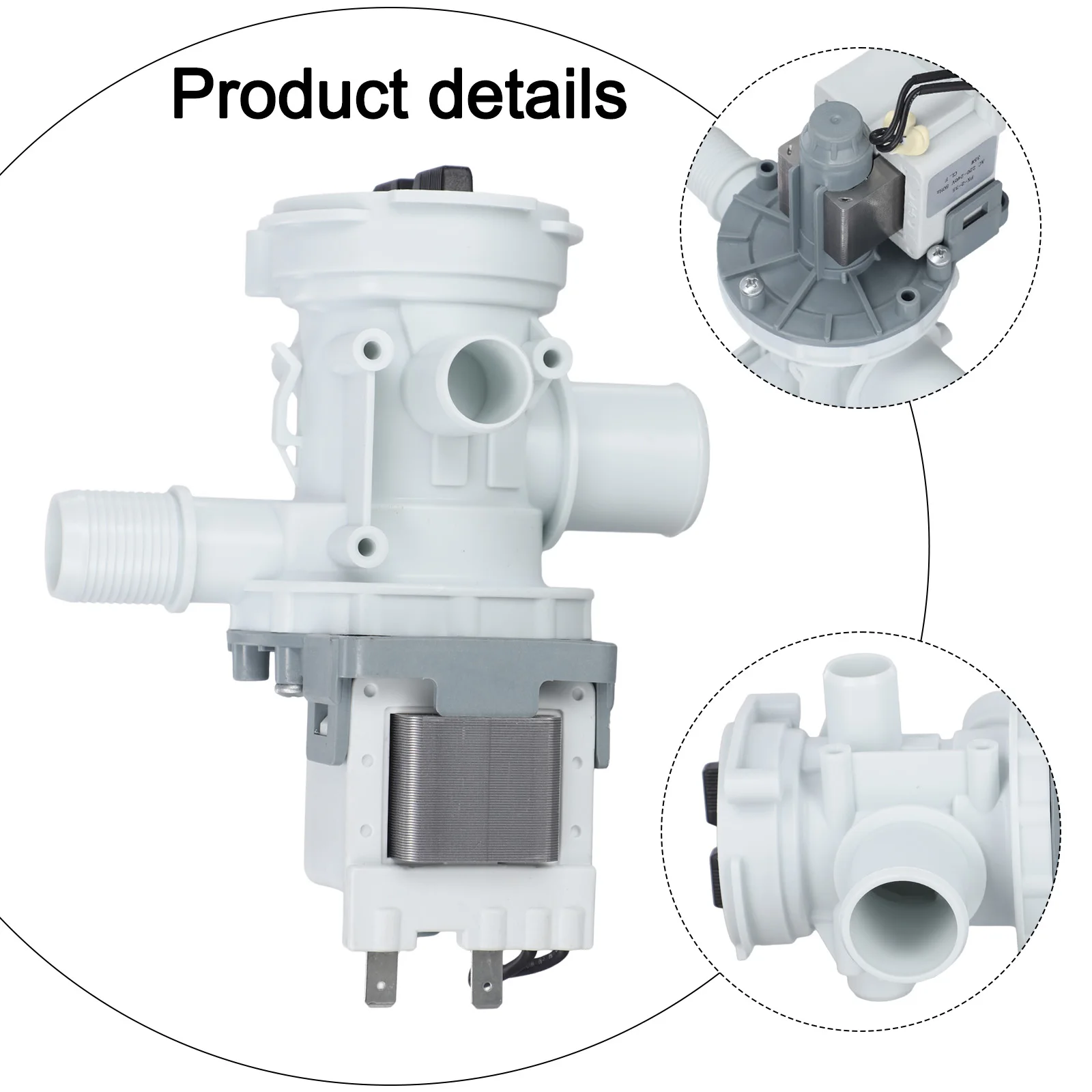 

Drum Washing Machine Drain Pump for WF R1065S R1053 C863 C963 R853 Models with PX 235 Motor for Efficient and Reliable Drainage