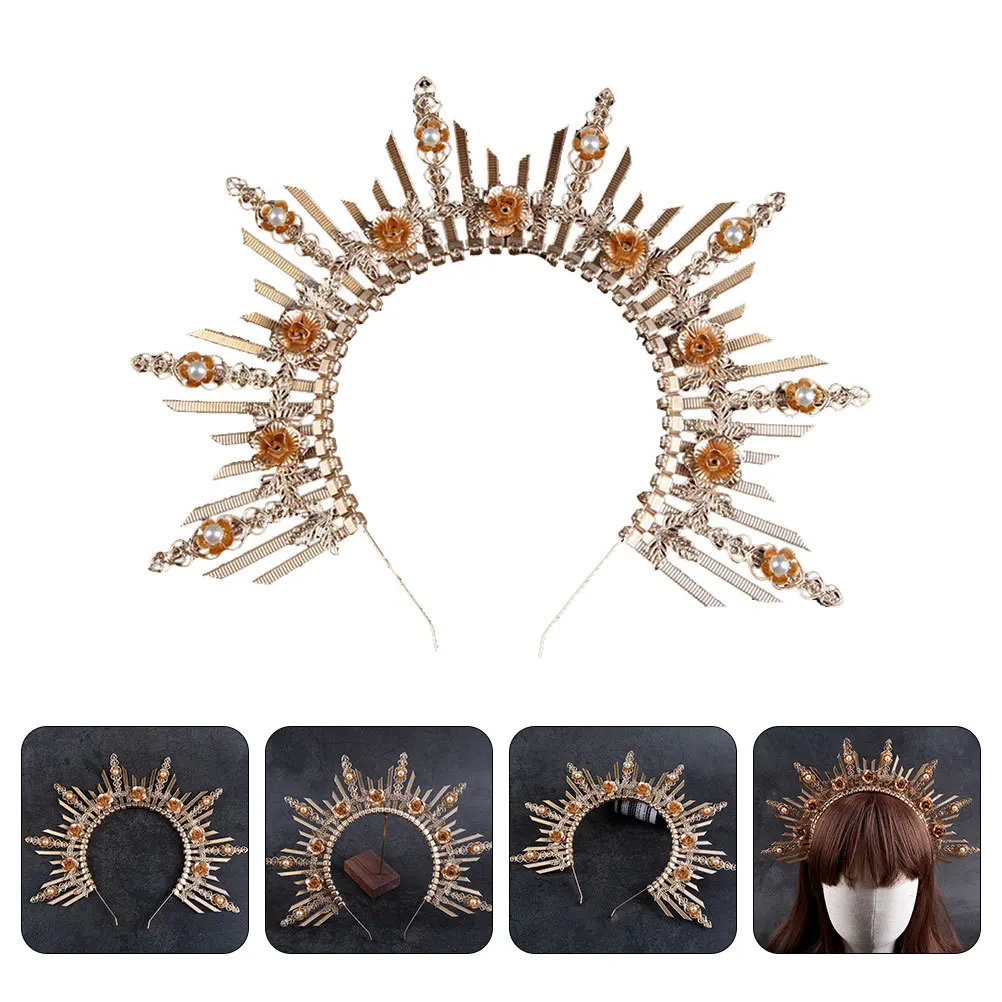

goddess crown headpiece goddess crown headband for lolita crown hairband crown crown headband