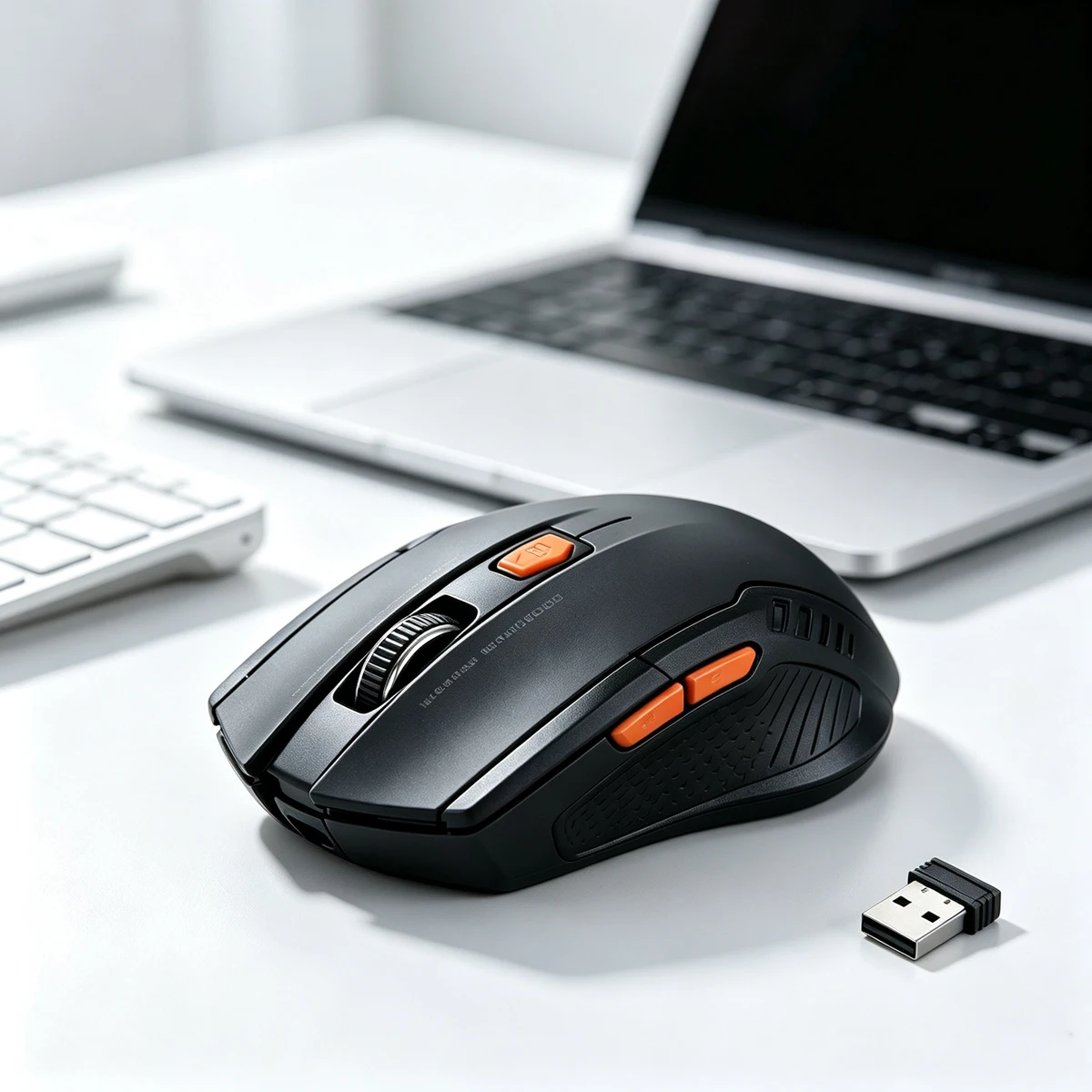 2.4G Wireless Gaming Mouse, Single Mode, USB Receiver, Ergonomic Gamer Mice, Adjustable DPI, Multiple Color Options