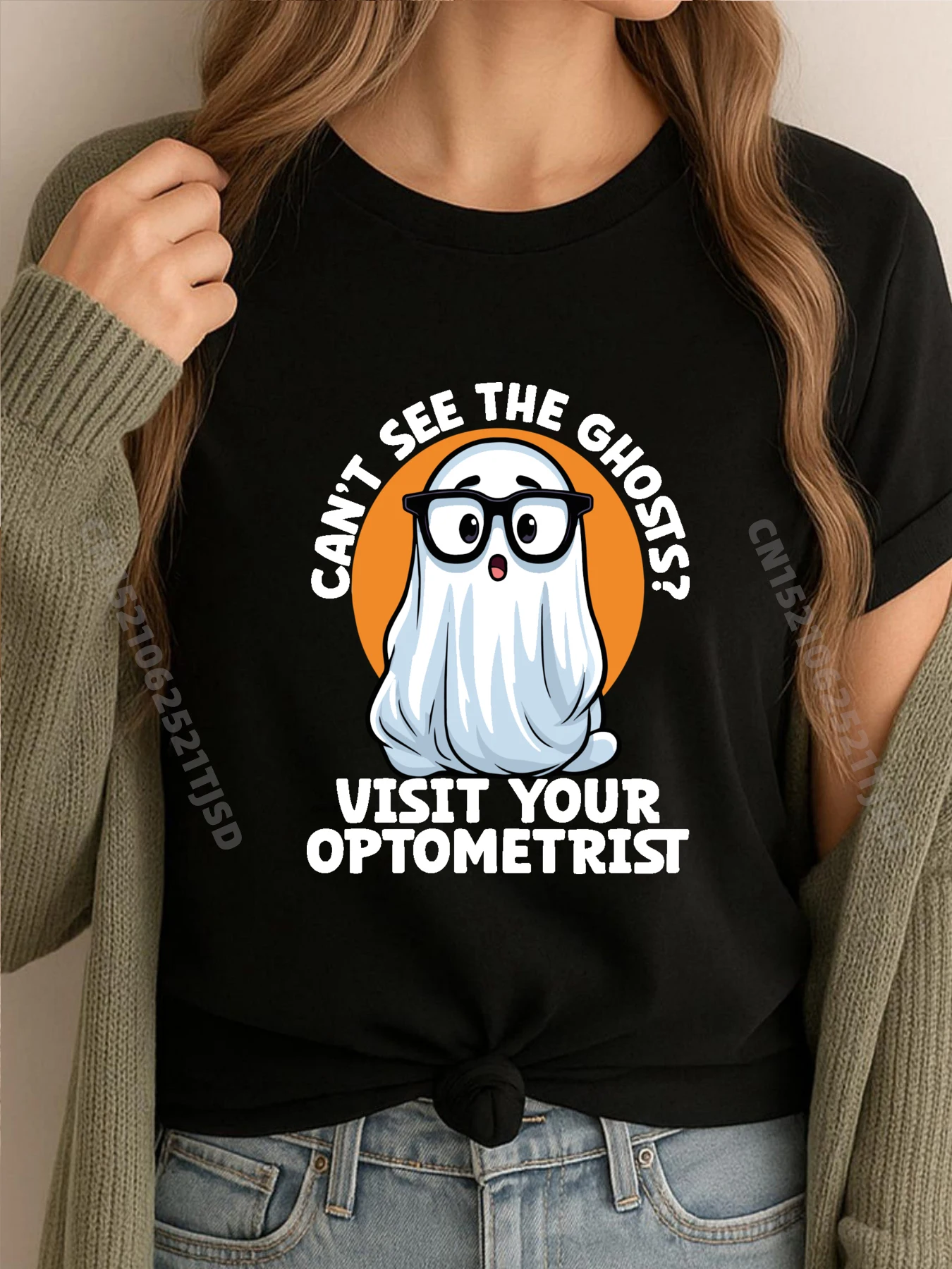 

Оптометрия Хэллоуин оптометрист глаз доктор трюк или жизнь мужские корейские модные мужские рождественские футболки больших размеров с принтом