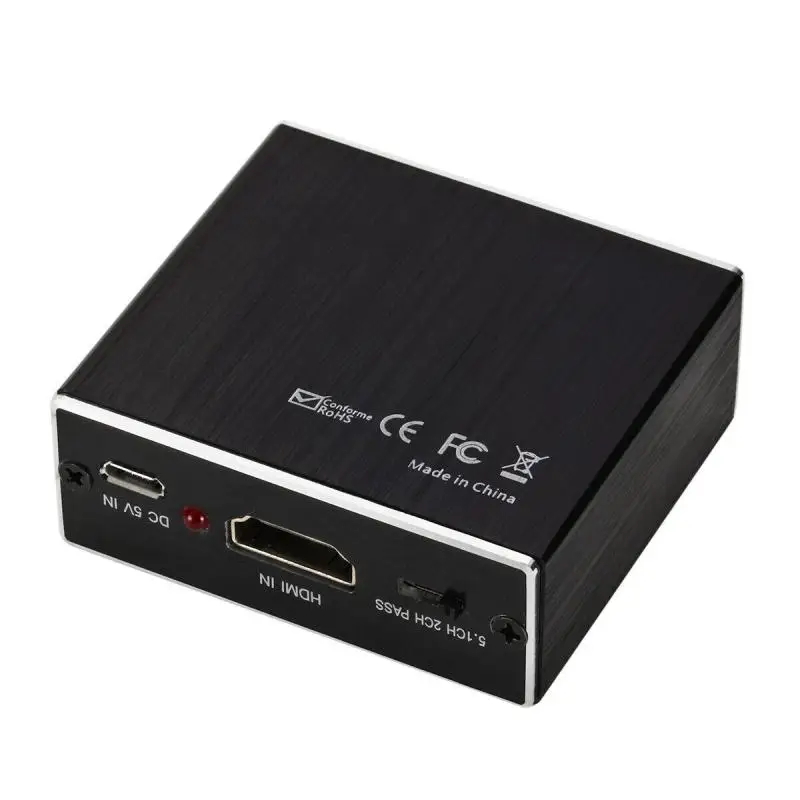 4K X 2K ekstraktor Audio + optyczny TOSLINK SPDIF + 3.5mm Stereo ekstraktor Audio ekstraktor-konwerter Audio HDMI kompatybilny Splitter