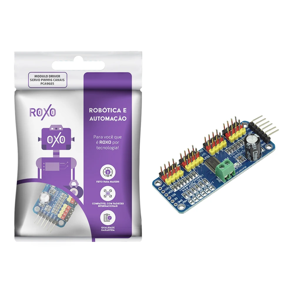 Pwm Pca9685 I2c 12 Bit 16 Channel Servo Driver Module-RoXo