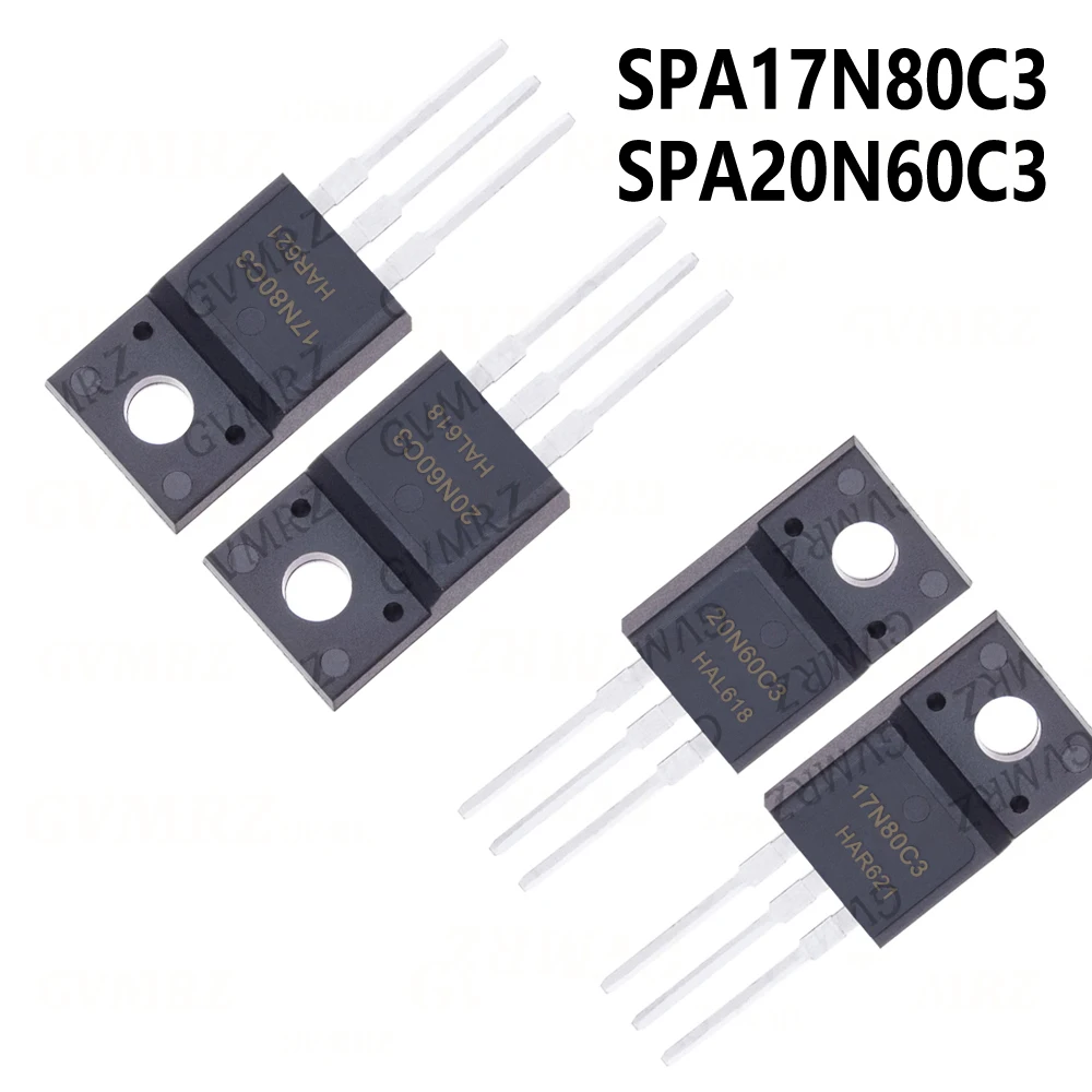 5/10pcs TO-220 SPA17N80C3 SPA20N60C3 SPA17N80C3 SPA20N60C3 TO-220 Transistor