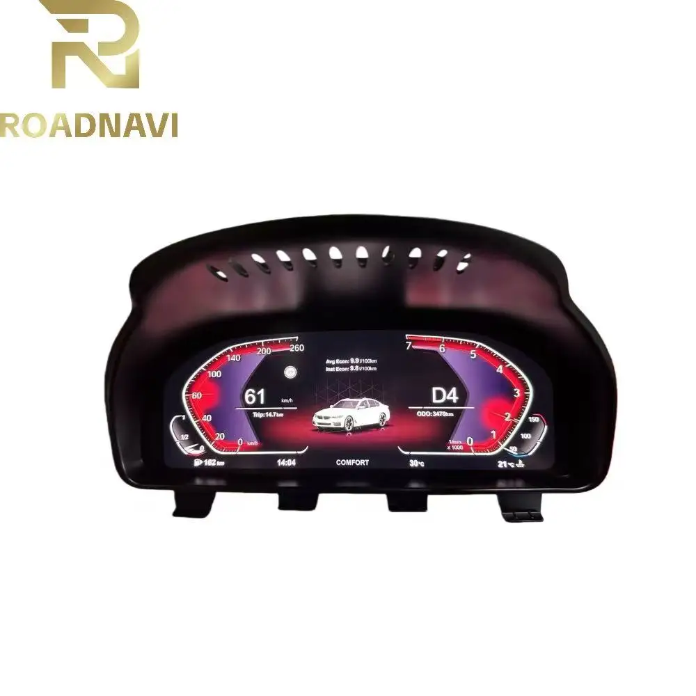 RoadNavi Car Digital Cluster for BMW F10 F11 F30 F35 X5 E70 E71 F25 X3 F26 X4 2013-2020 LCD Virtual Cockpit DashboardAR