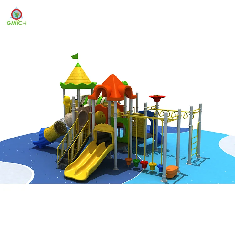 Plastic Outside Slides Kids Play Park Children Outdoor Playground Equipment  Commercial Outdoor Play Toy