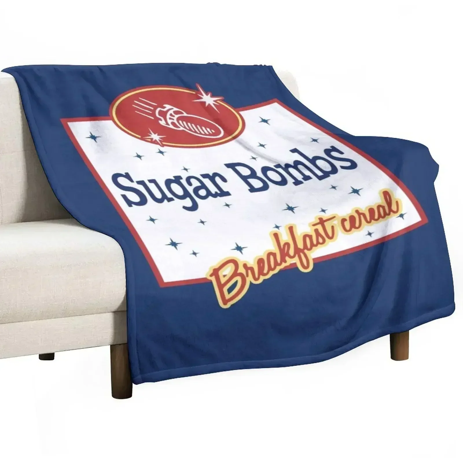 Sugar Bombs Logo (Full) Throw Blanket Sofa Blankets For Sofas Soft halloween Hairy Vintage Blankets