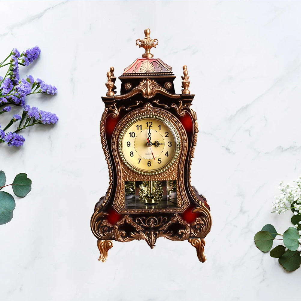 

High Quality European-style Clock Clocks for Living Room Decor Bedside Table Mantel