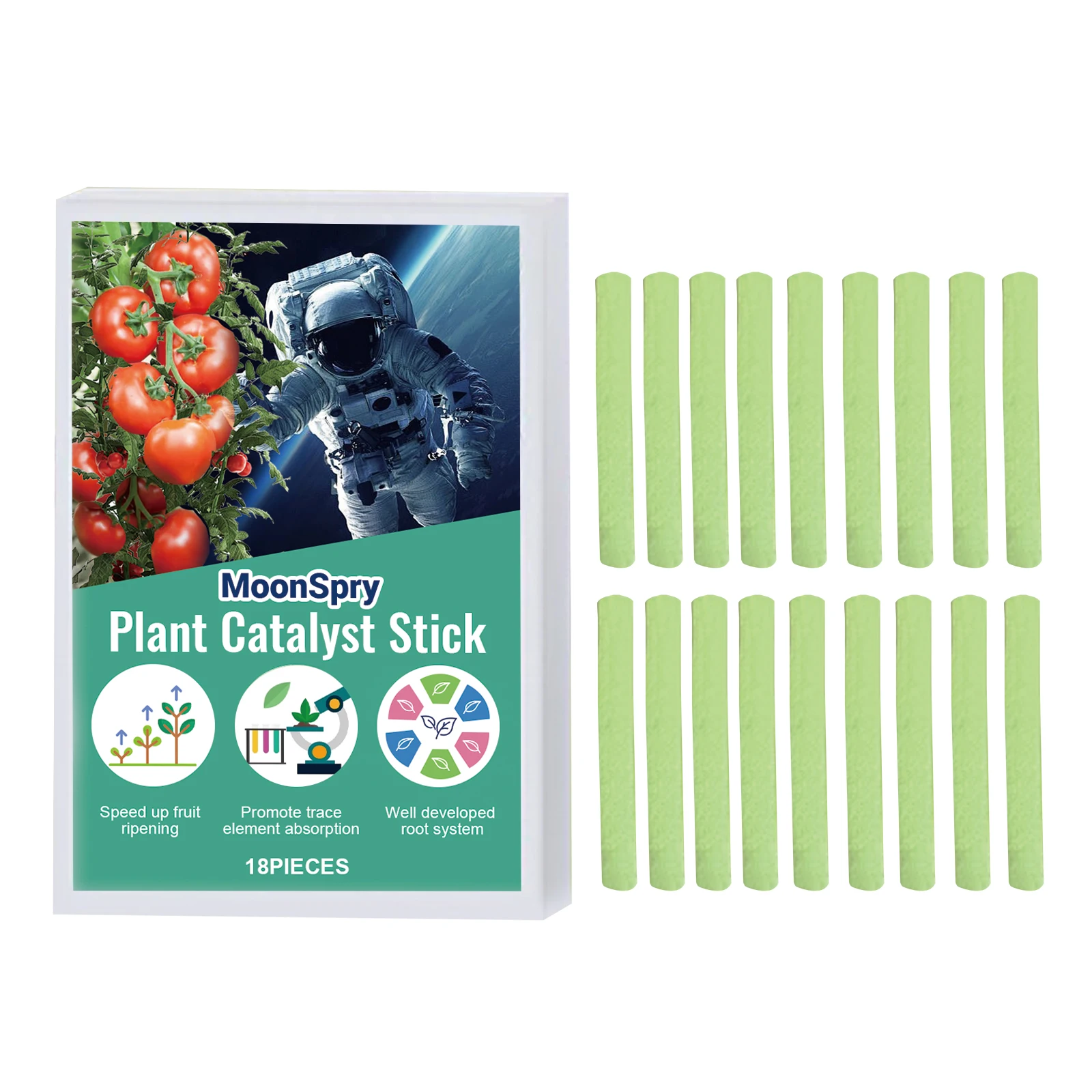 Plant Bio Nutrient Sticks Plant Fruit Vegetable Potted Flowers Root Growth Fertilizer Sticks Slow Release Organic Gardening Plant Food Spikes Indoor Outdoor Houseplant Soil Nutrition Feed Bars Home Care Tool Kit Set Plus Pro Safe Fast Easy Daily Life