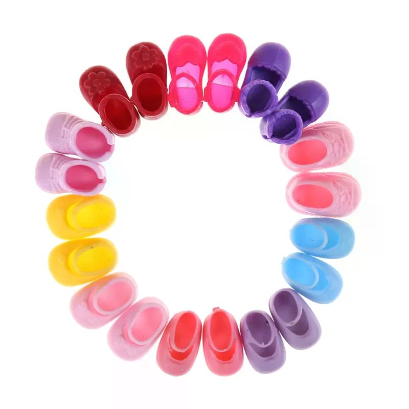 For Sister Doll Kids Gift 5Pairs Fashion Shoes Boots
