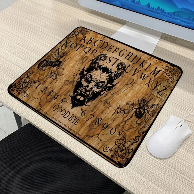 Ouija Board Small Anime Mouse Pad PC Completo Gaming Accessories Kawaii Gamer Mousepad Tapis De Souris Laptop Computer Desk Mat