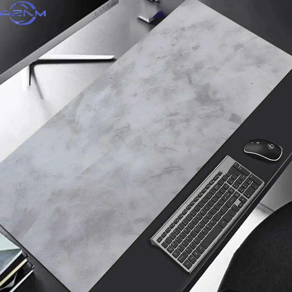 Black and Gray Fabric Art Mouse Pad Office Mats  Simple Carpet Gaming Accessories Rubber Mouse Mat Mousepad  for Computer Table - view 4