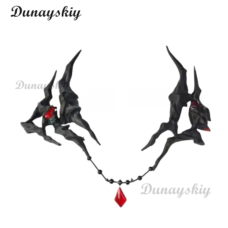 Love and Deepspace Sylus Wife Cosplay Dragon Horn Mask Headwear Game Qinche Game Halloween Couple Cosplay Decors Accessories