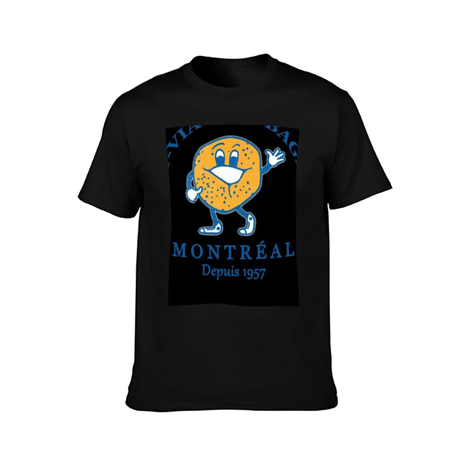 Bagels Are booming ST Viateur Bagel Montreal Depuis 1957 Essential T-Shirt men t shirt cotton 100% T-Shirt
