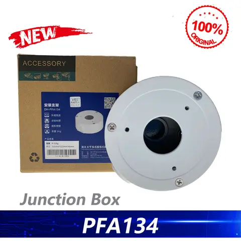 dahua Original Junction Box PFA134 CCTV Accessories cctv bracket dh-pfa134 for IPC-HFW2431S-S2 IP Camera