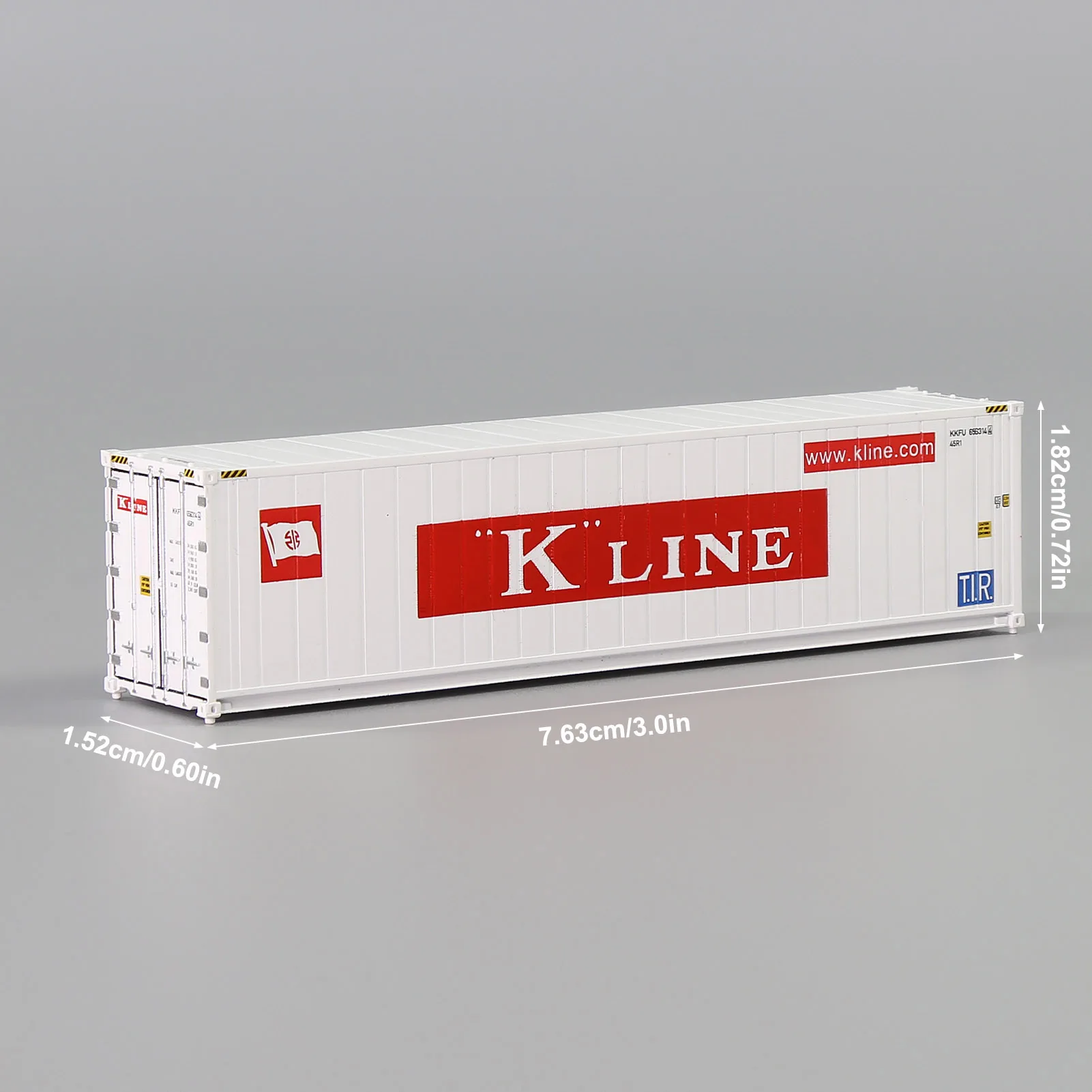 C15012 Evemodel N Scale 1:160 Hi-Cube 40' Reefer Container 40ft Refrigerator  Cargo Box view 4