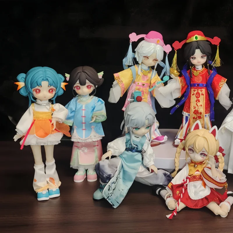 

Nagi Beast Step Wind Chant Series Joint Movable Removable Doll 12 Point BJD Baby Blind Box Cute girls Gift Handmade New Product