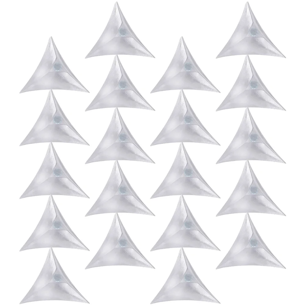 400Pcs Stair Corner Dust Guards Triangle Shape Protective Edging for Drawer Furniture Cabinet Closet Wall Safety