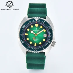 Parnsrpe - Luxury classic 45mm large abalone green sunstripe men's watch NH36A waterproof stainless steel case sapphire