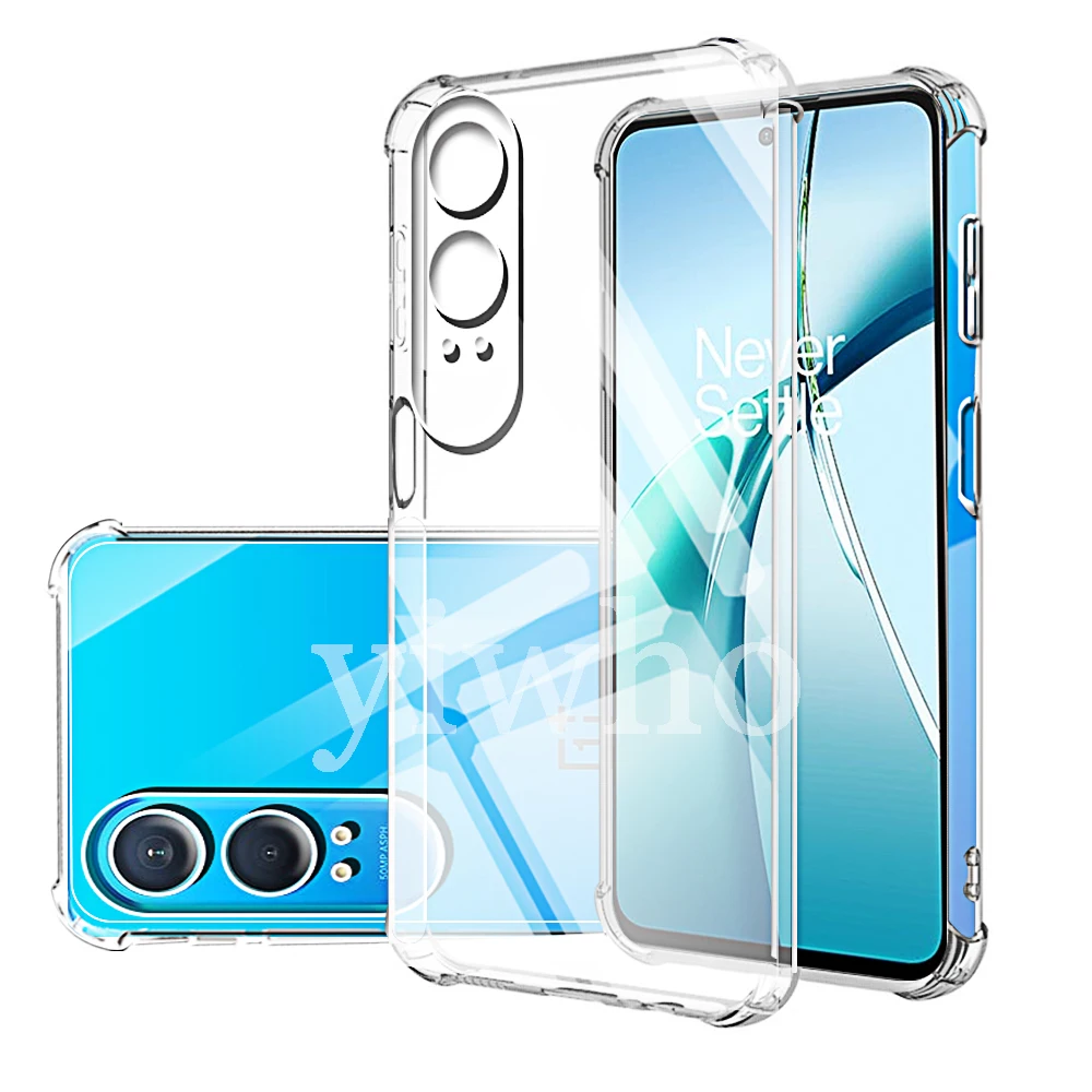 Transparent Phone Case for Oneplus Nord CE 4 3 2 LIte Shell Protective Camera Lens Back Clera Covers 1+ One Plus Nord Ce4lite